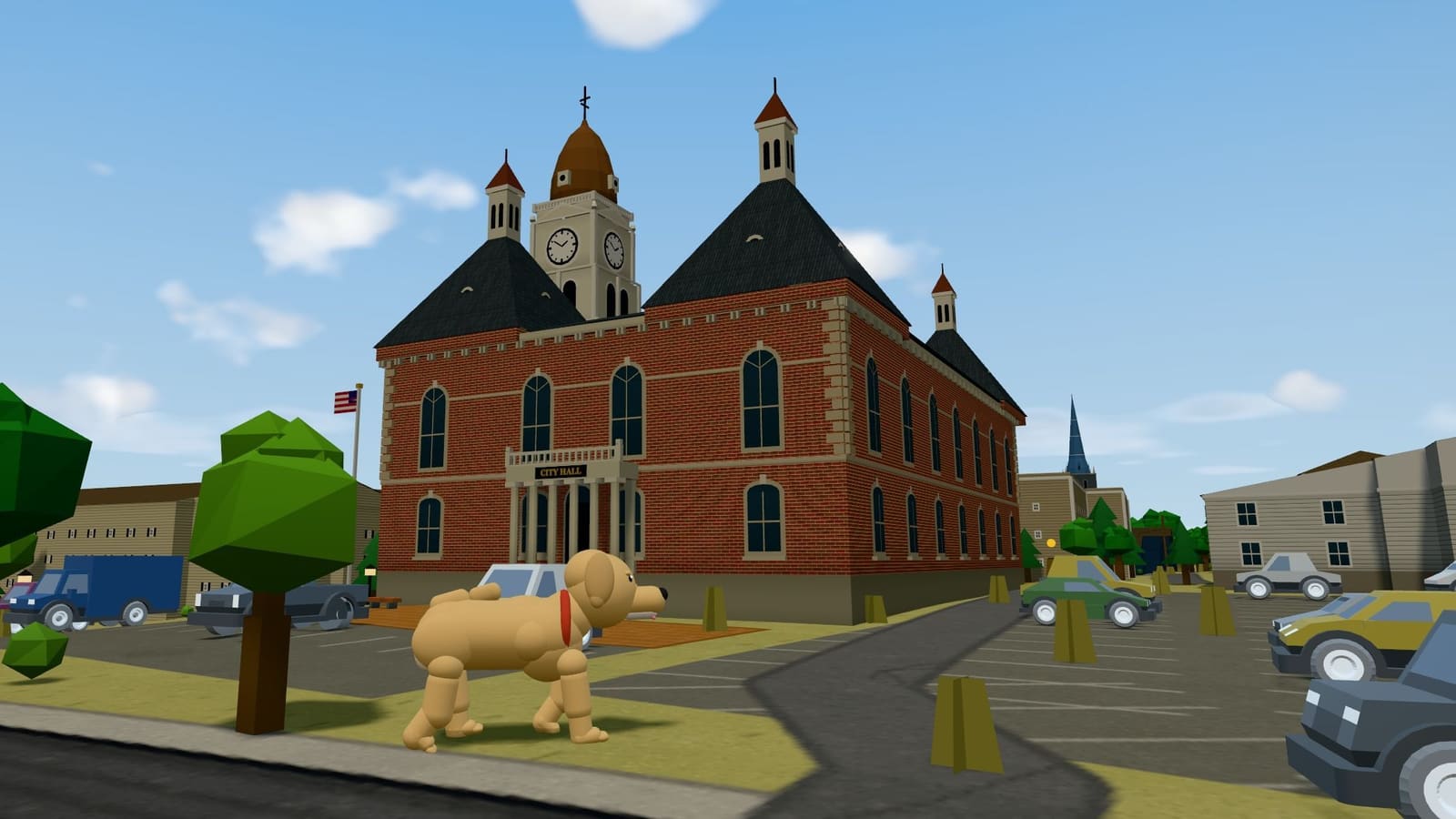 Scout at City Hall in Gloucester